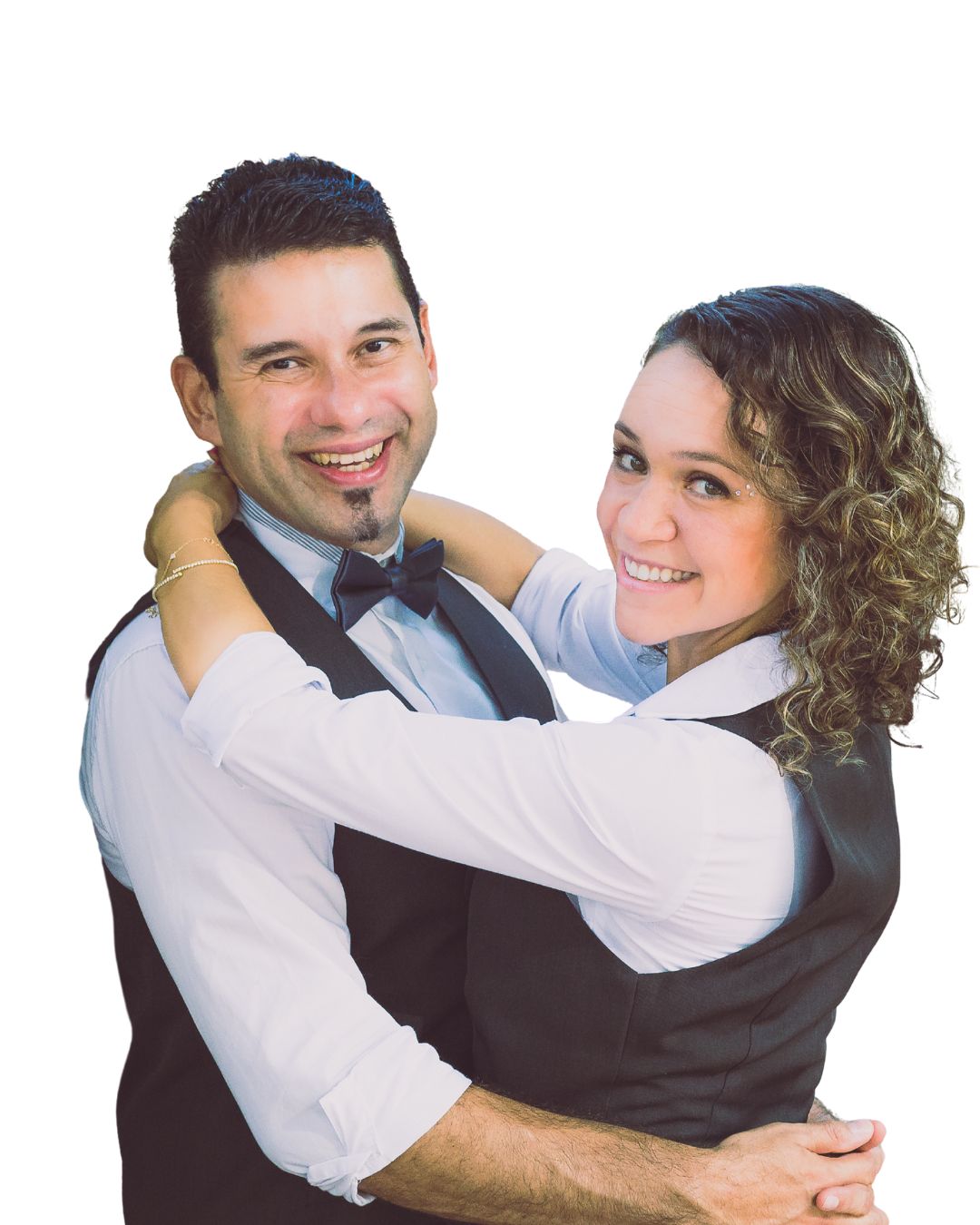 Cristovão Christianis e Carol Castro